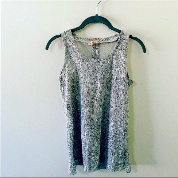 Philosophy Tops - Philosophy Black and White Tank Top